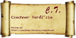 Czechner Terézia névjegykártya